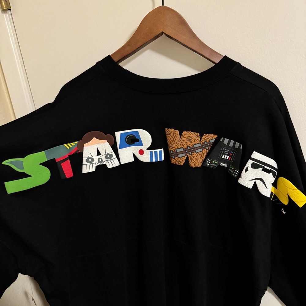 NWT Disney Parks 2021 Star Wars May the 4th Fourth Black Spirit Jersey Size XXL